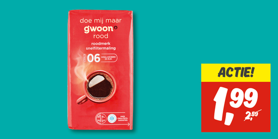 G'woon filterkoffie roodmerk