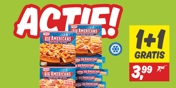 Dr. Oetker Big Americans pizza