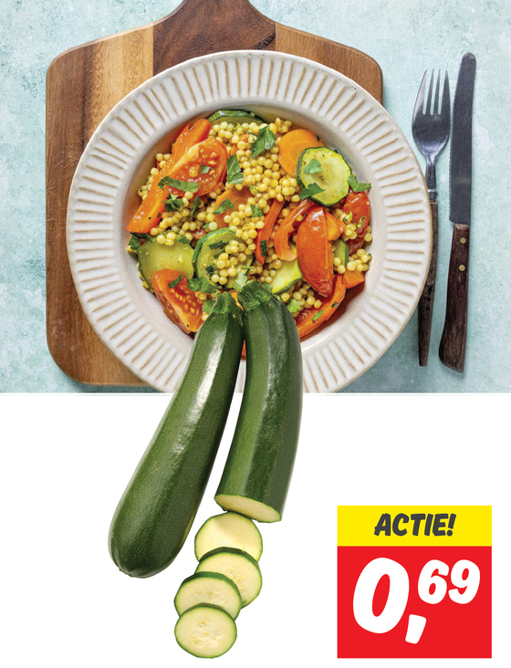 Groentepaella van parelcouscous