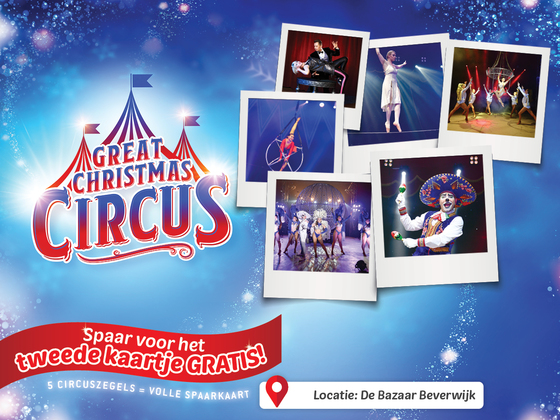 Spaarcampagne Great Christmas Circus