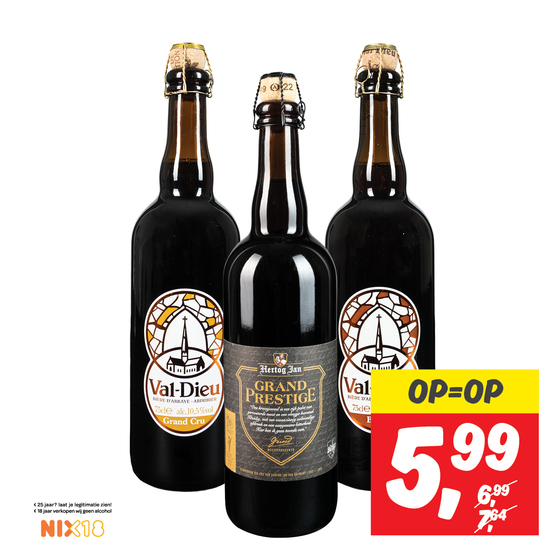 Hertog Jan Grand Prestige, Val-Dieu Grand Cru of dubbel