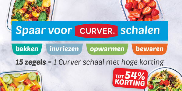 Sparen voor Curver schalen