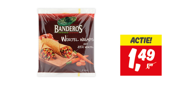 Banderos wortel wraps