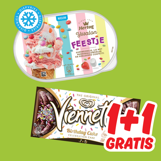 Hertog of Viennetta feest ijs