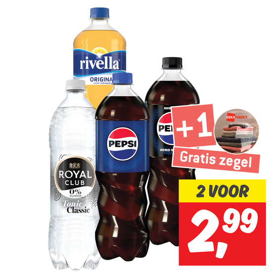 Royal Club, Pepsi, Rivella of 7-up