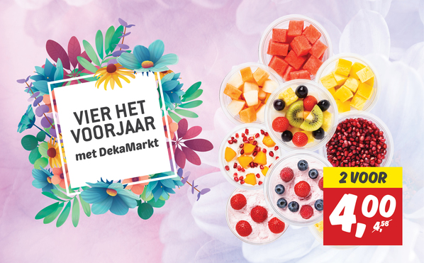 Vier het voorjaar met fruit