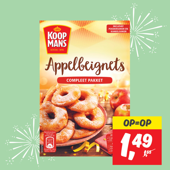 Koopmans mix appelbeignets