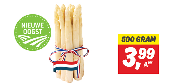 Hollandse asperges klasse AA