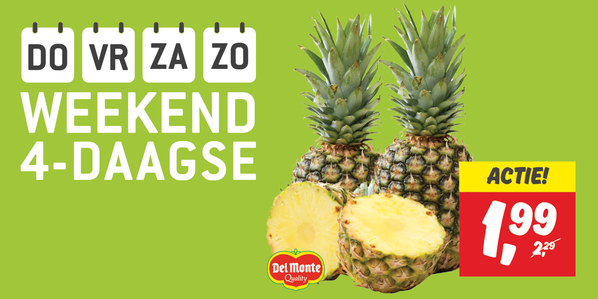 Weekend 4-daagse ananas