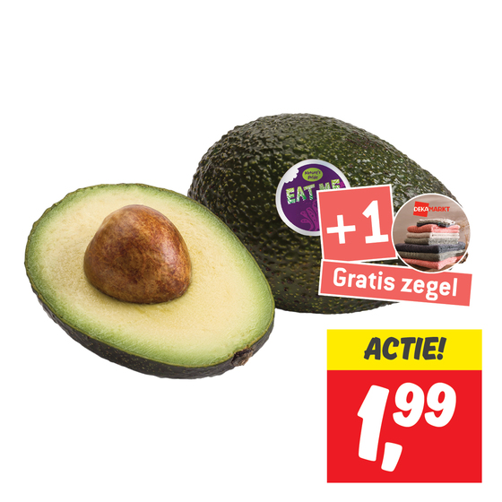 Eetrijpe avocado