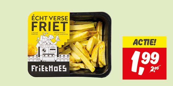 Friethoes echt verse friet