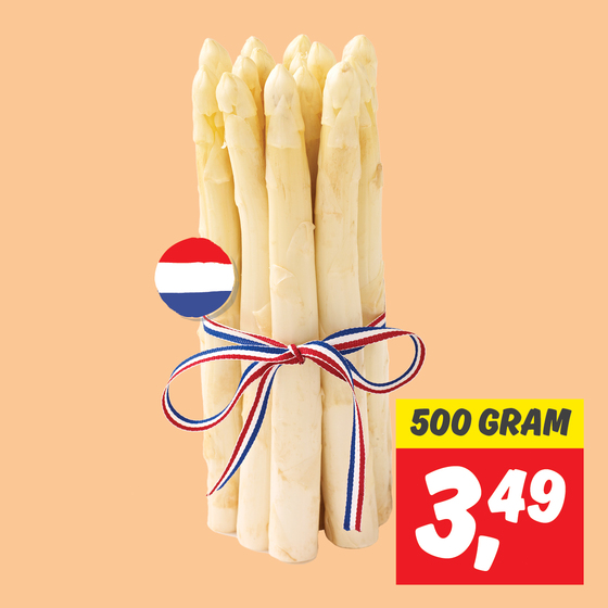 Hollandse witte asperges