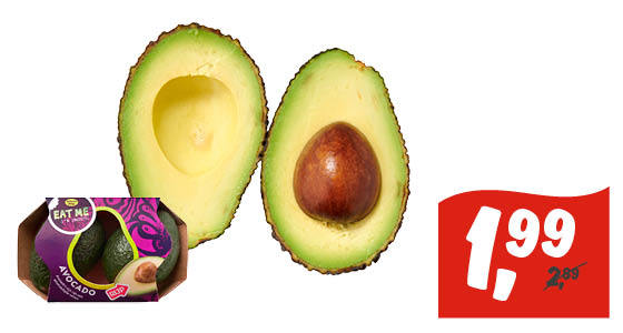 Eetrijpe avocado