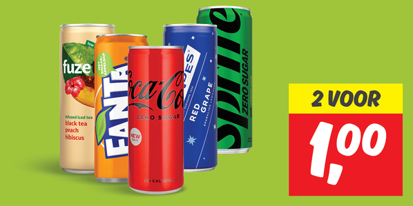 Coca-cola, Fernandes, Fuze, Sprite of Fanta