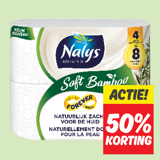 Nalys toiletpapier soft bamboo