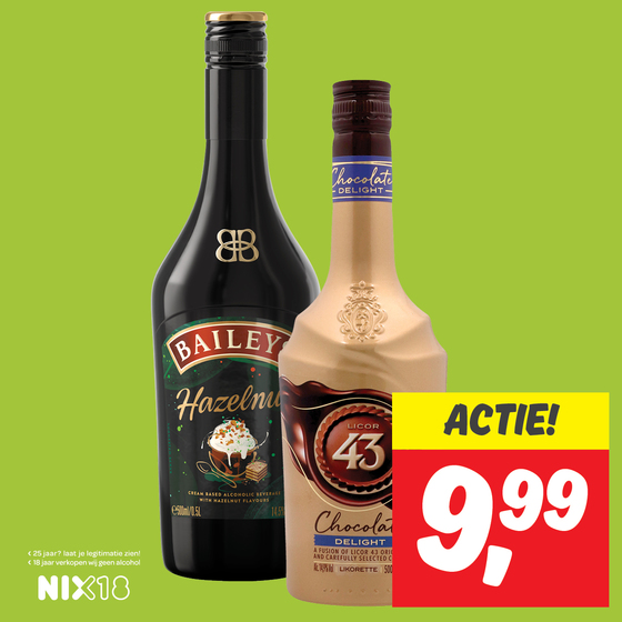 Baileys Hazelnut of Licor 43 chocolate delight