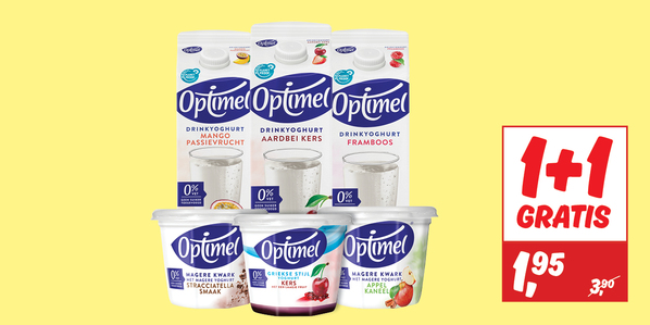 Optimel drink, kwark of yoghurt Griekse stijl