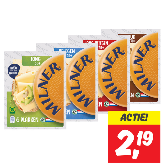 Milner gesneden 30+ kaas