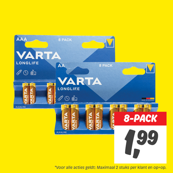 Varta batterijen