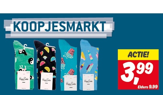 Koopjesmarkt Happy Socks