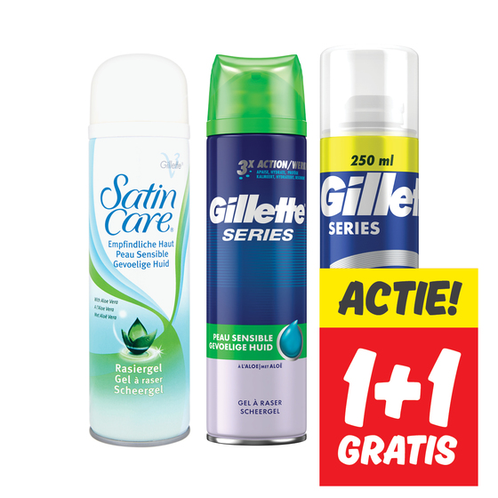 Gillette scheerschuim of scheergel