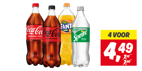 Coca-Cola, Fanta of Sprite