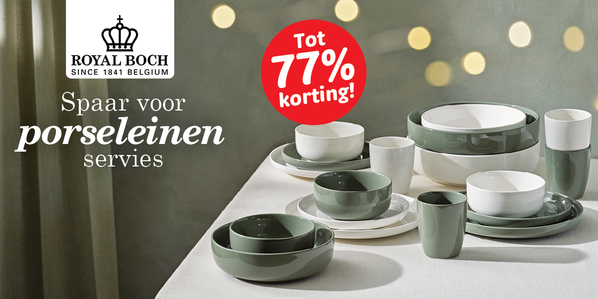 Spaar voor porseleinen Royal Boch servies