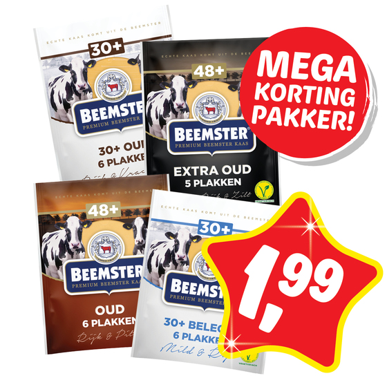 Beemster gesneden 30+ of 48+ kaas