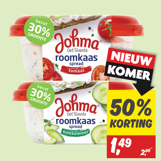 Johma roomkaas spread