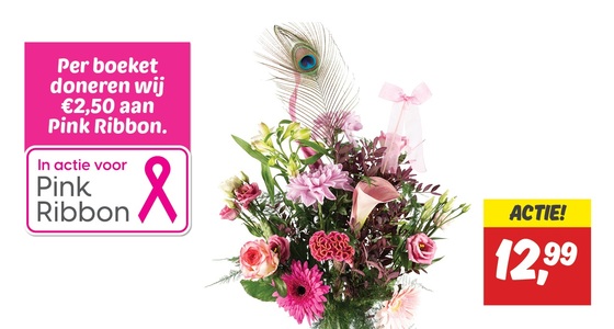 Pink Ribbon boeket