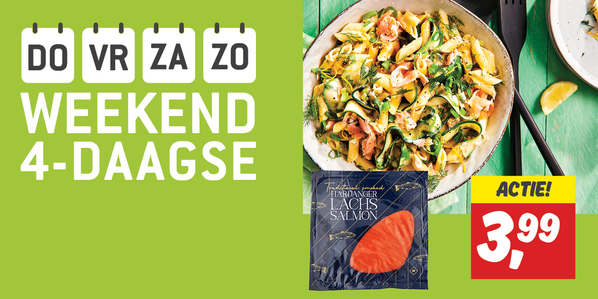 Weekend 4-daagse gerookte zalm