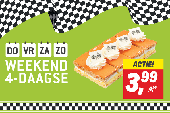 Weekend 4-daagse tompouce