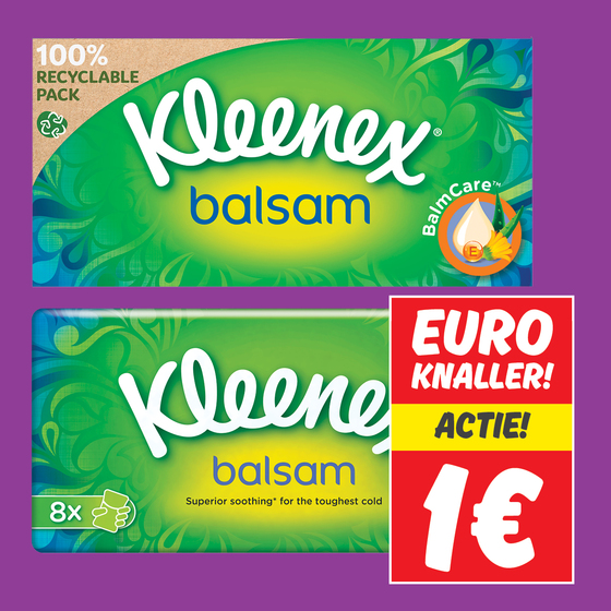 Kleenex zakdoekjes of tissues