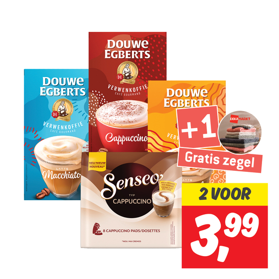 Senseo milk based of Douwe Egberts oploskoffie