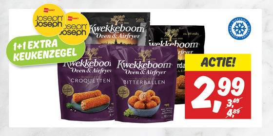 Kwekkeboom oven & airfryer snacks