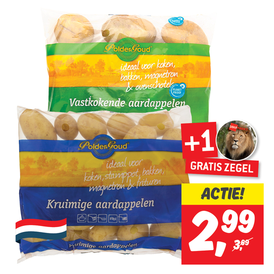 Hollandse poldergoud aardappelen