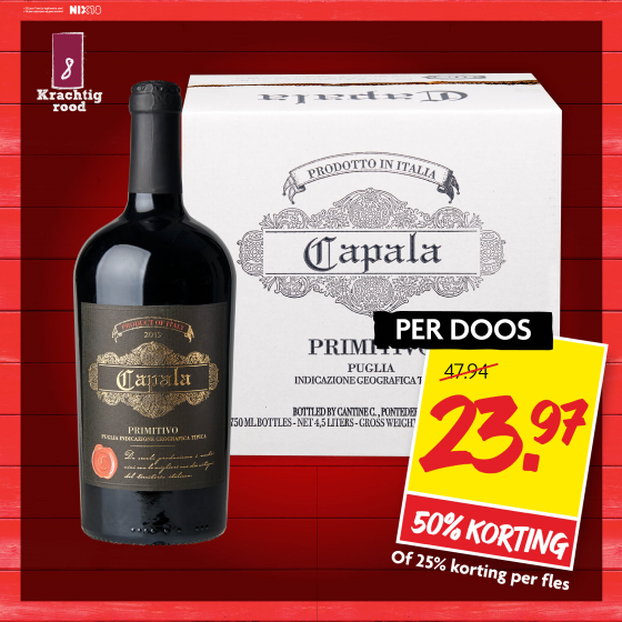 Capala Primitivo Puglia IGT 2018