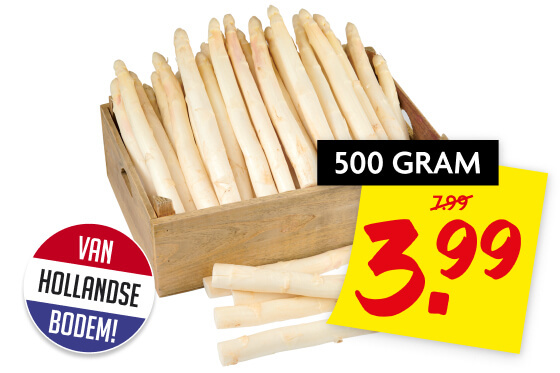 Hollandse extra witte asperges