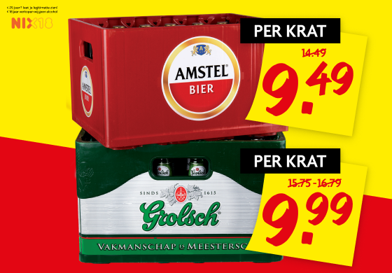 Amstel of Grolsch