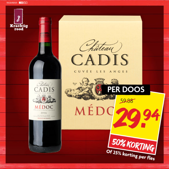 Chateau Cadis Les Anges Medoc AOC 2016