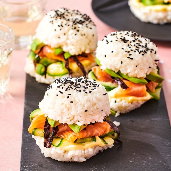 Sushi burgers