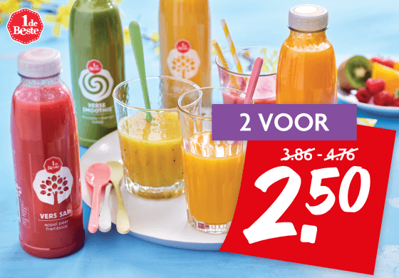 1 de Beste verse vruchtensap of smoothie