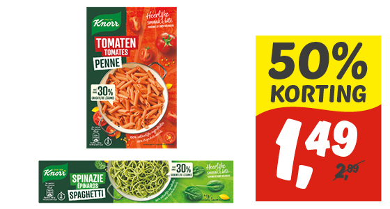 Knorr groentepasta