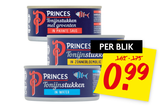 Princes tonijnstukken