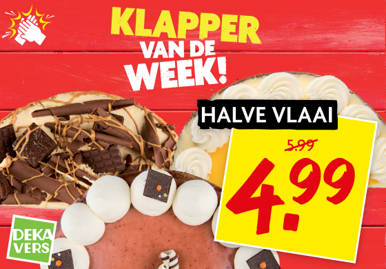 DekaVers halve vlaai