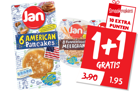 Jan American pancakes of pannenkoeken