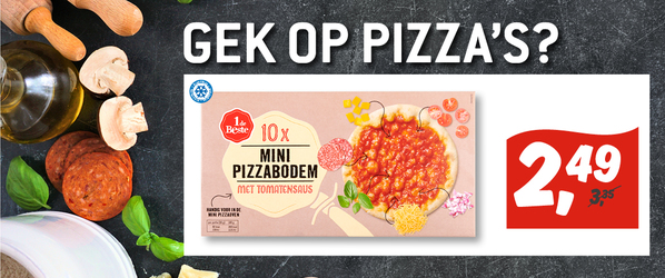 Gek op pizza's