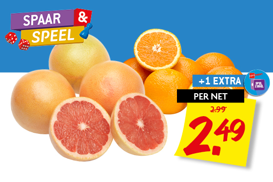 Perssinaasappelen of rode grapefruit