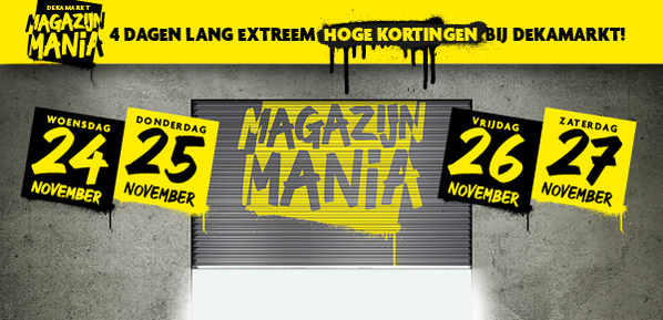 Magazijn Mania is gestart!