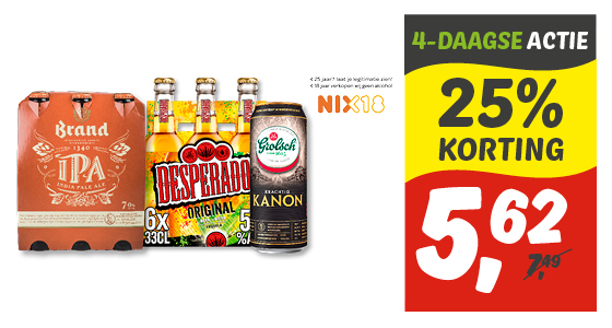 Brand, Desperados of Grolsch speciaalbier